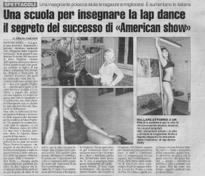 American Show Lap Dance Toscana Scuola